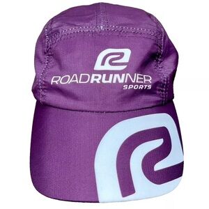 RoadRunner Sports Hat Running Exercise Lightweight Adjustable Cap Burgundy